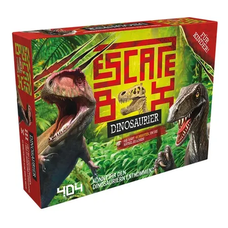 Asmodee 404 Editions Escape Box: Dinosaurier