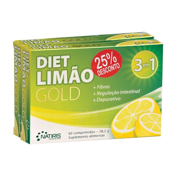 Natiris DietLimao Gold 2x 60 Comprimidos
