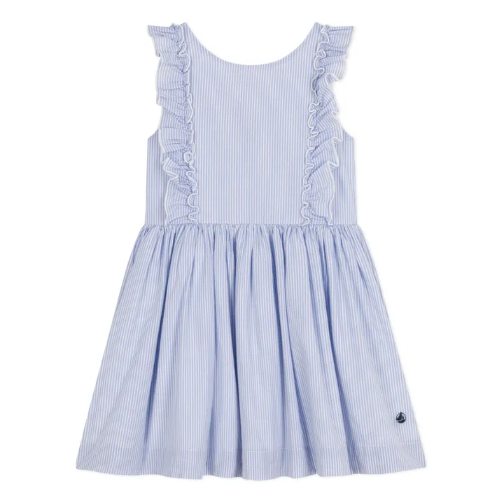 Petit Bateau Robe Mathilde Lurex | Bleu