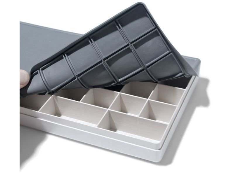 Palettenbox mit Gummideckel, Kunststoff