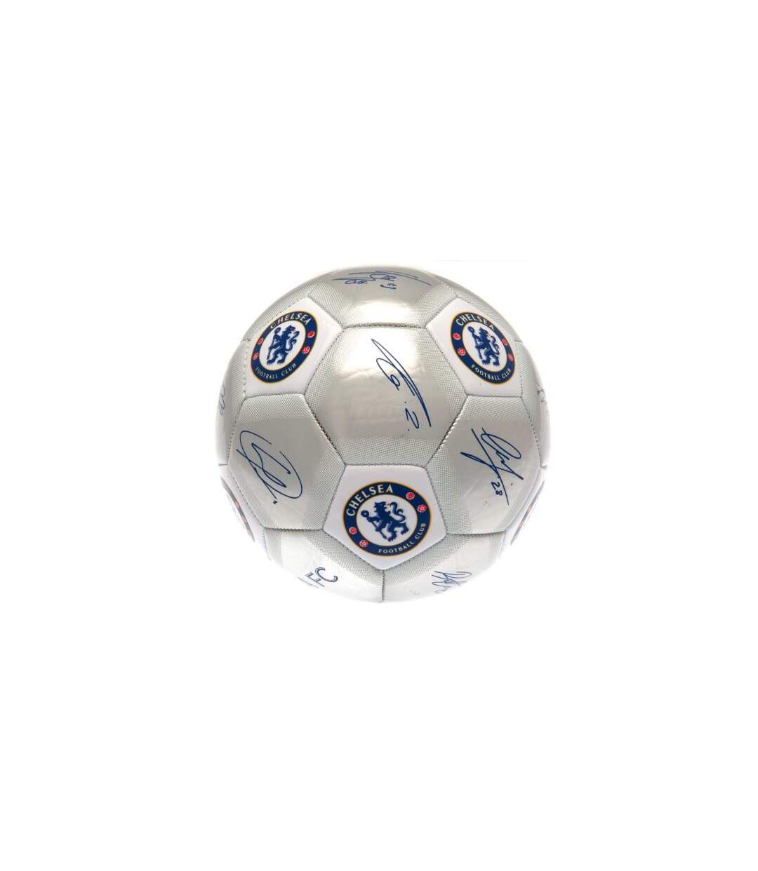Chelsea FC - Ballon de foot SIGNATURE (Argenté) (Taille unique) - UTTA5713
