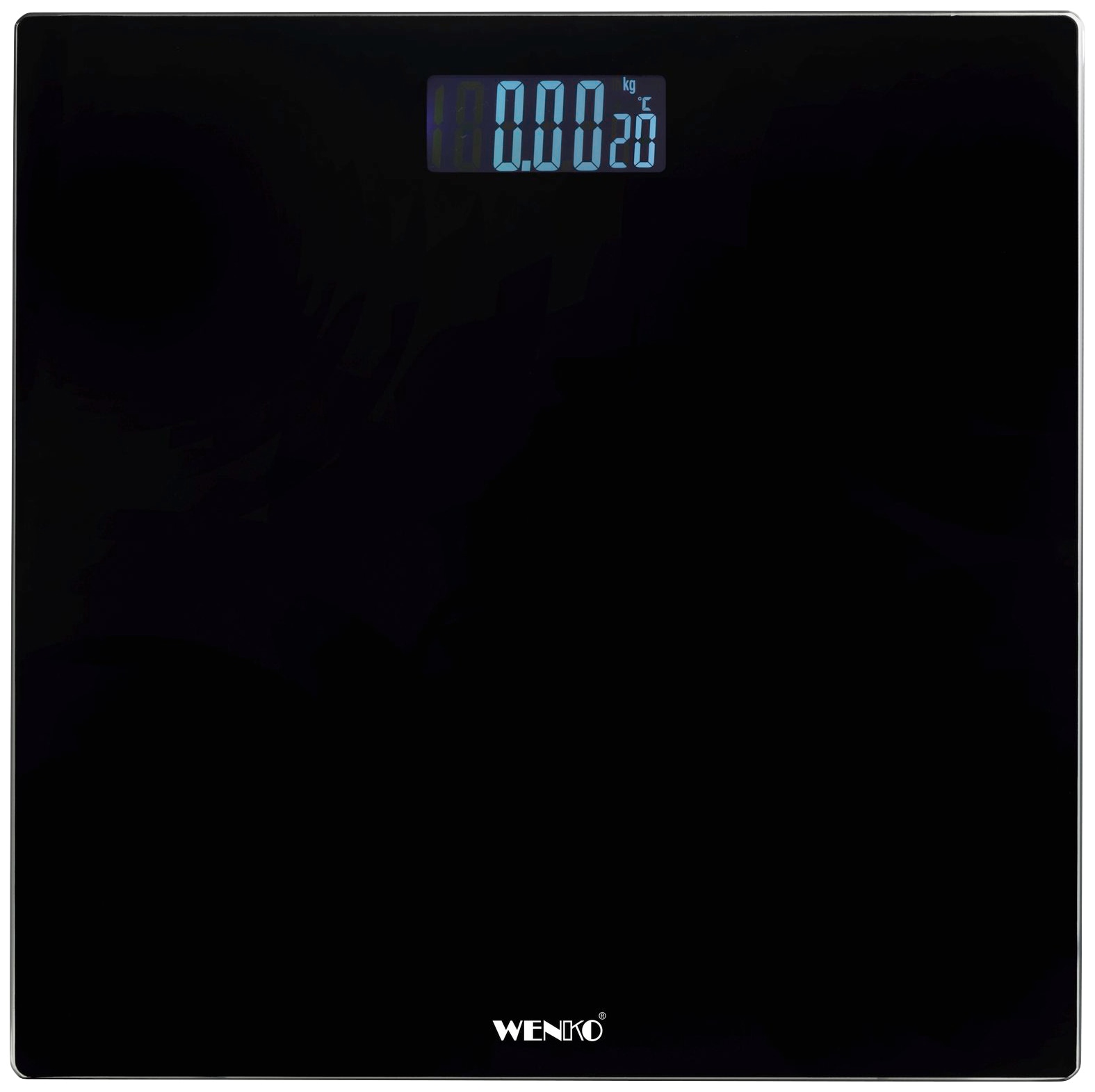 WENKO Personenwaage digitale Körperwaage mit LCD-Display