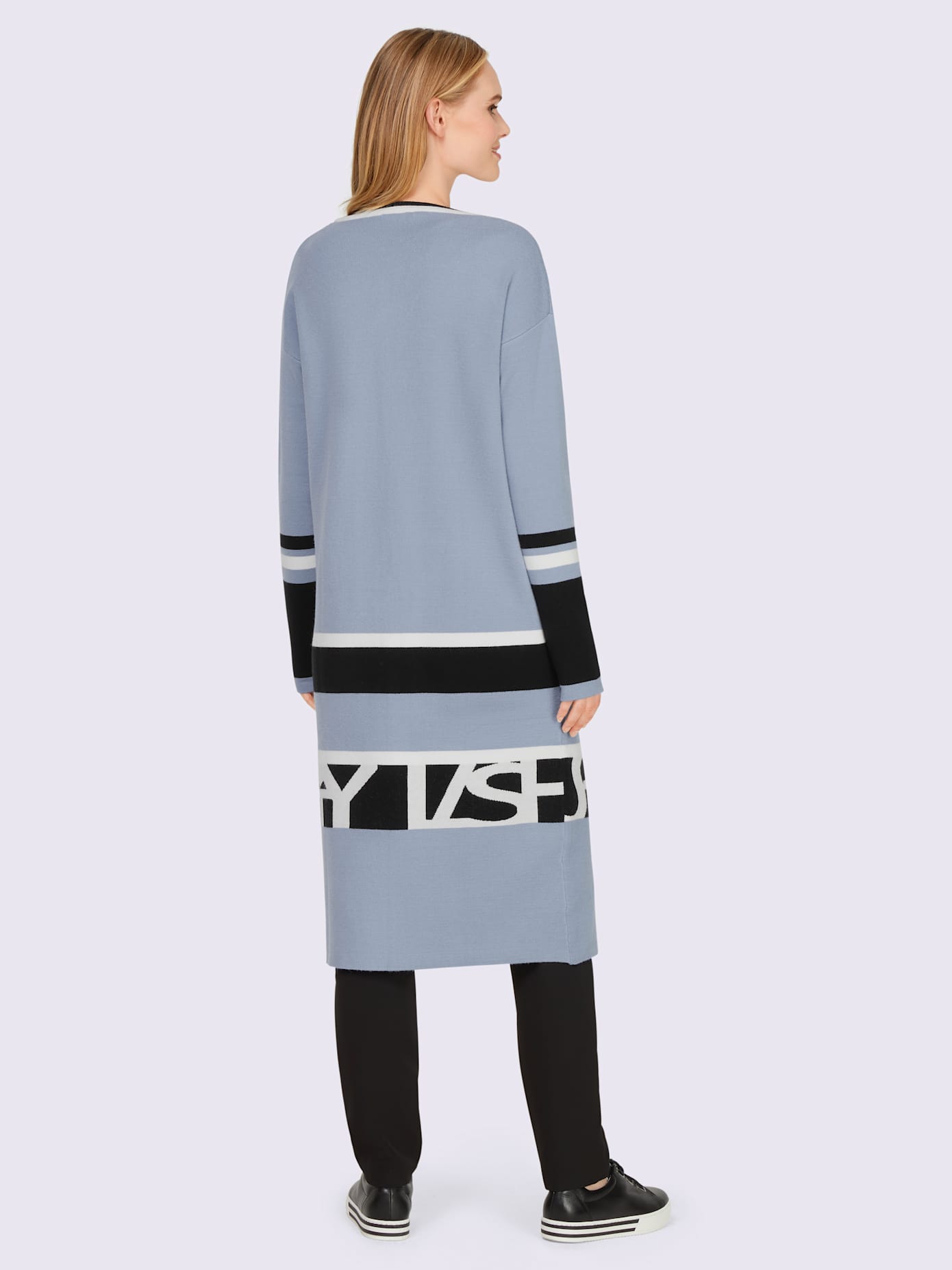 Manteau en tricot tendance : pas de fermeture
