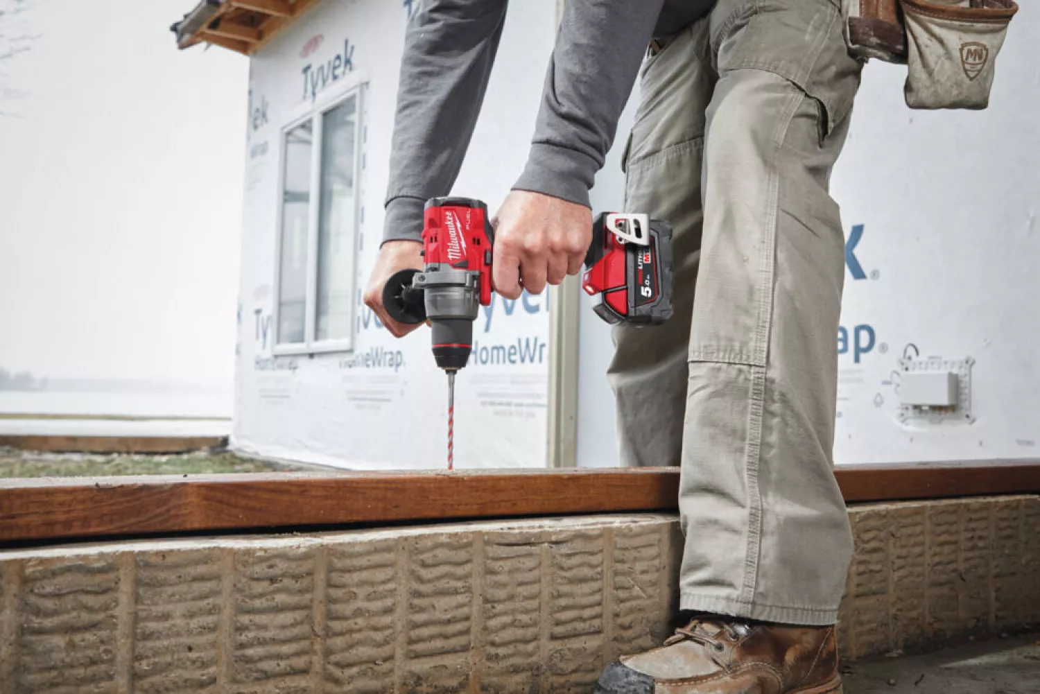 Milwaukee M18 FDD3-502X FUEL™ boorschroefmachine (2x 5.0 Ah accu) in HD box - 158Nm - 18V