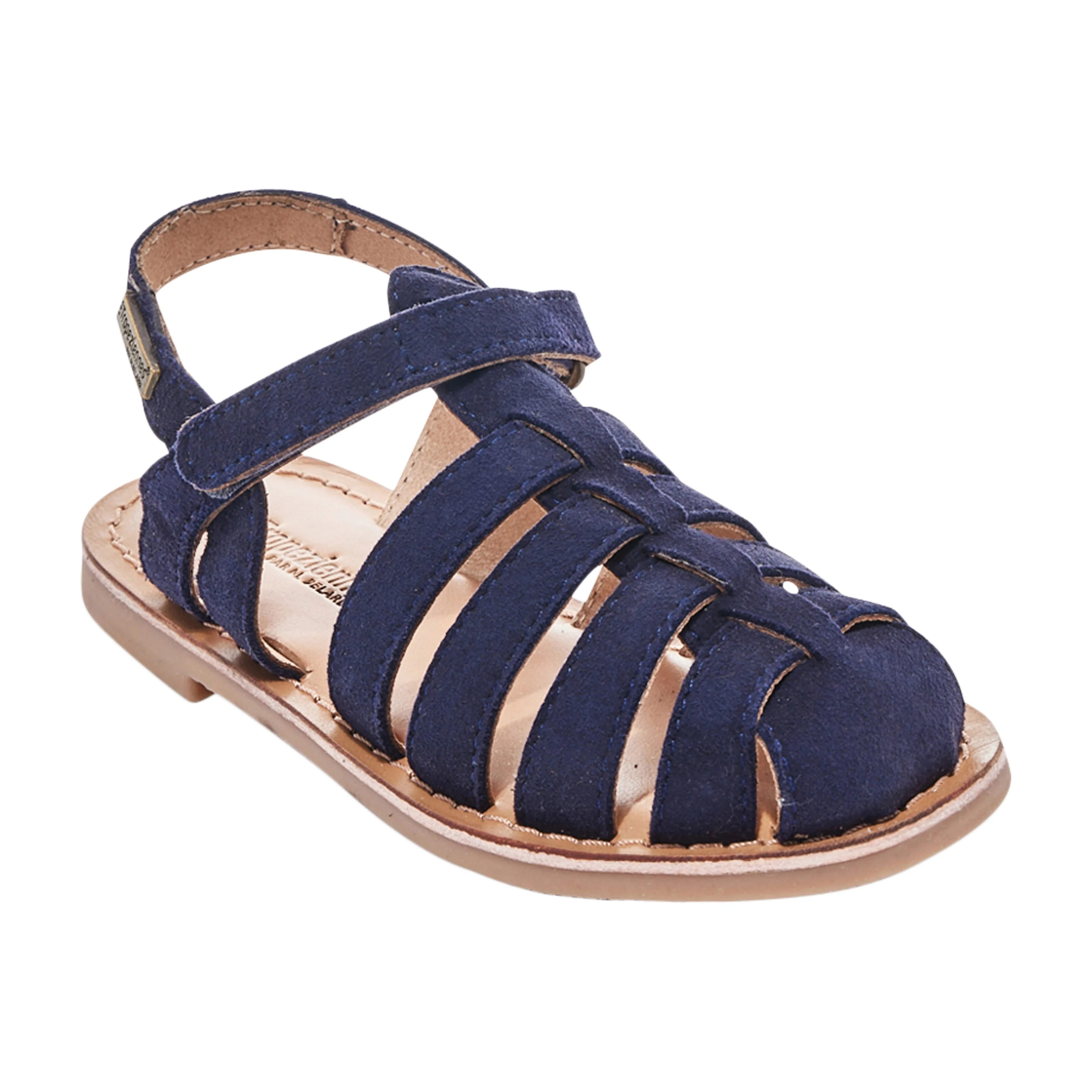 Sandale cuir enfantpar m.belarbi badum | Bleu