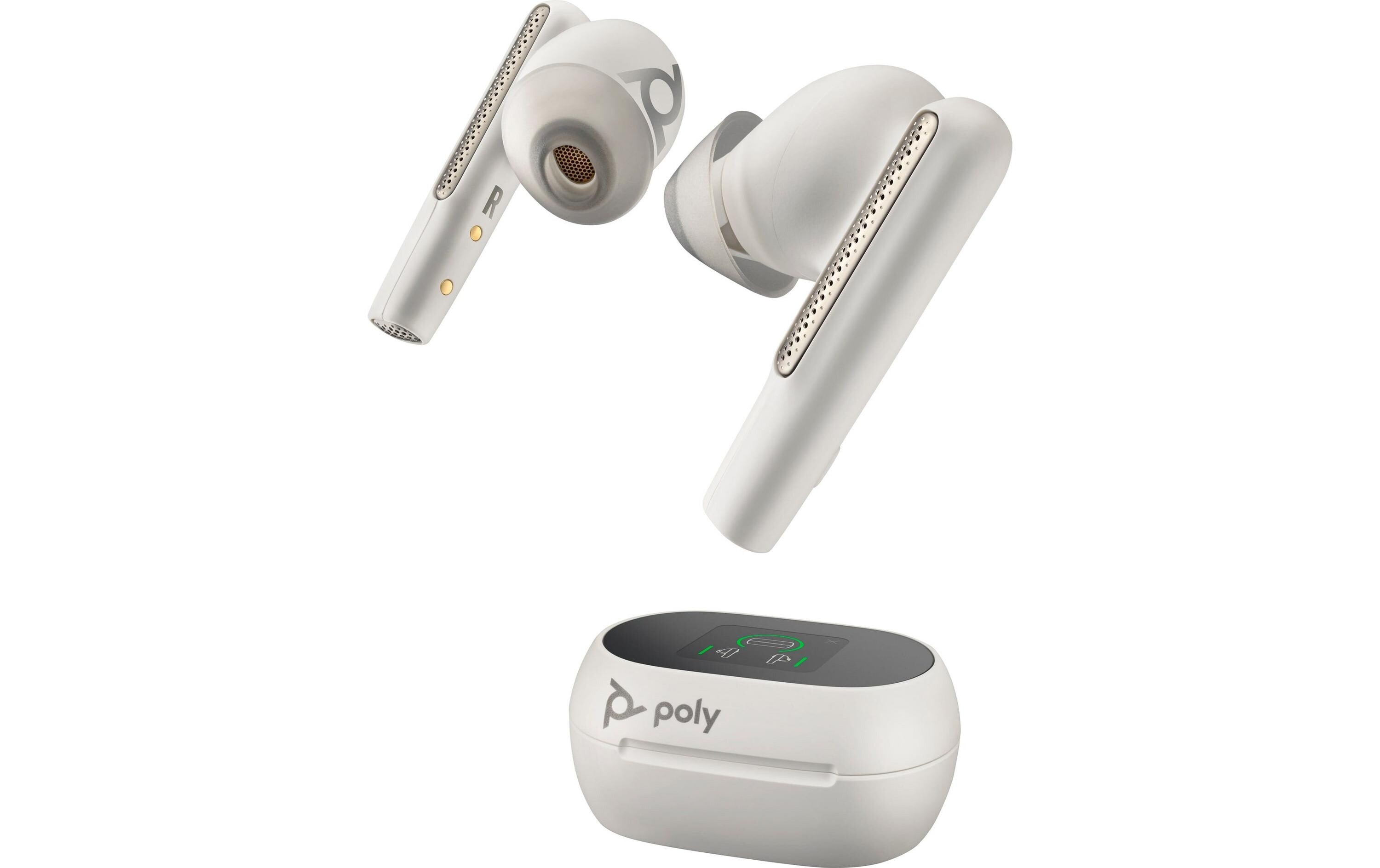 Headset Poly Voyager Free 60+ MS USB-C, Weiss<br>Voyager Free 60 Serie True-Wireless-In-Ear-Headset für Arbeit und Freizeit