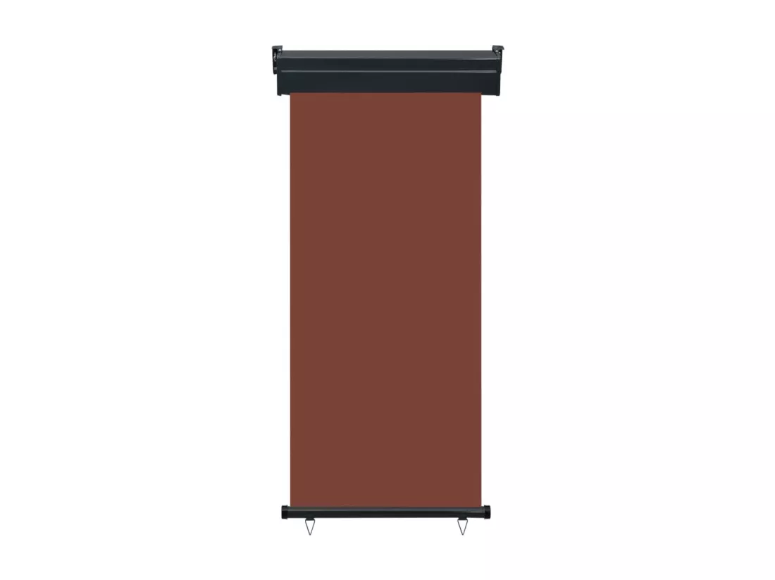 Auvent paravent store brise-vue marron 80 x 250 x 70 cm 02_0007041