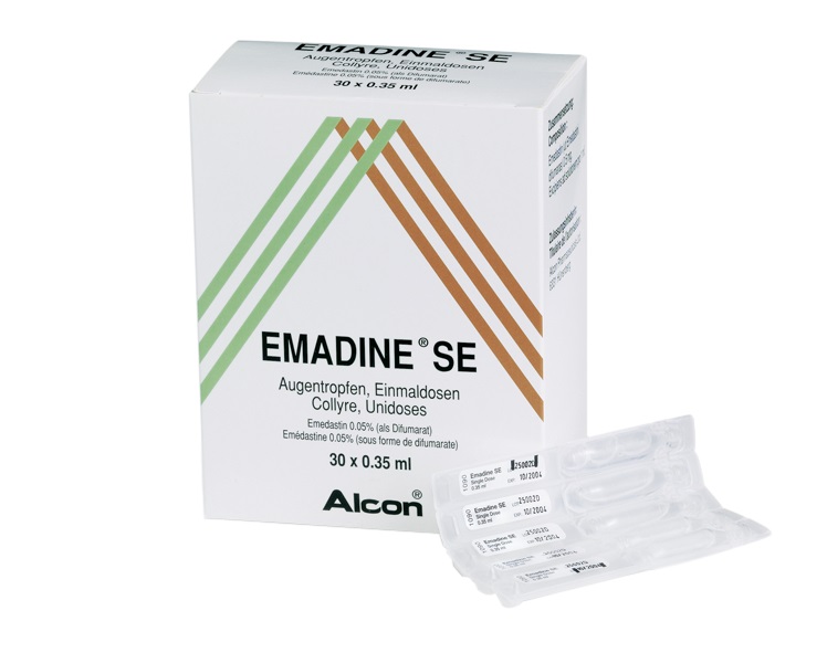 EMADINE SE<br>30 × 0.35 ml, Monodosis, Augentropfen, Lösung