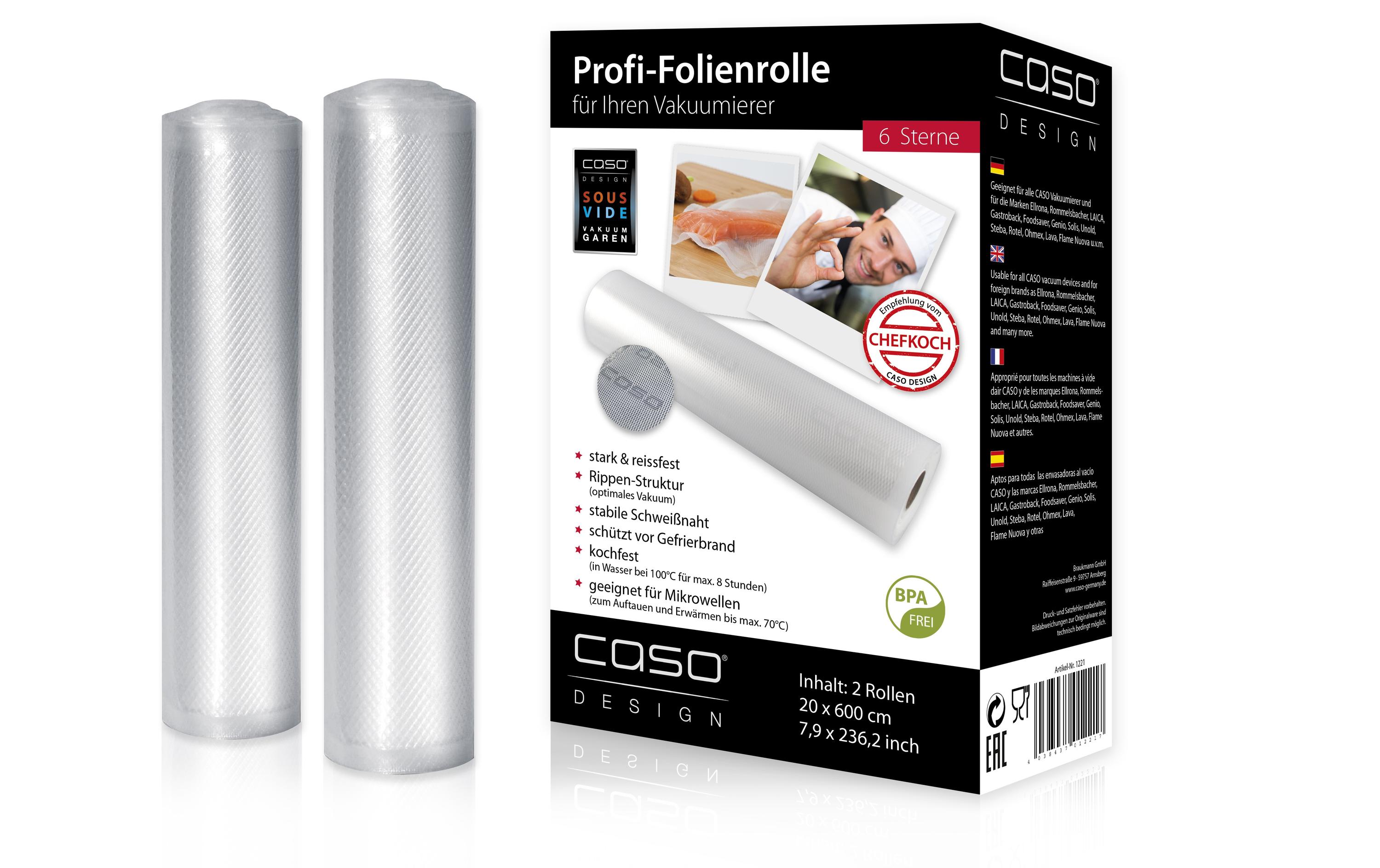 Vakuumierfolie 2 StückProfi-Folienrollen
