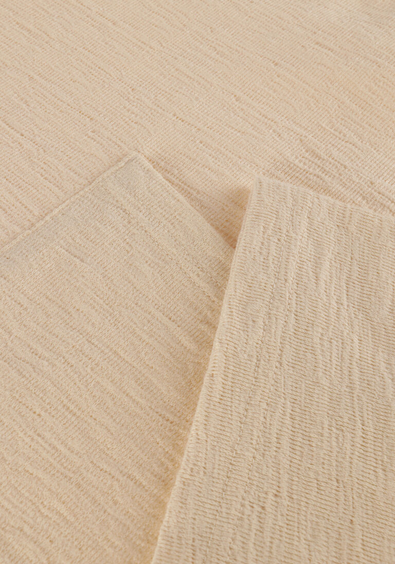 SELECTED HOMME beige selected homme t-shirt slhloossaul slub ss o-neck tee
