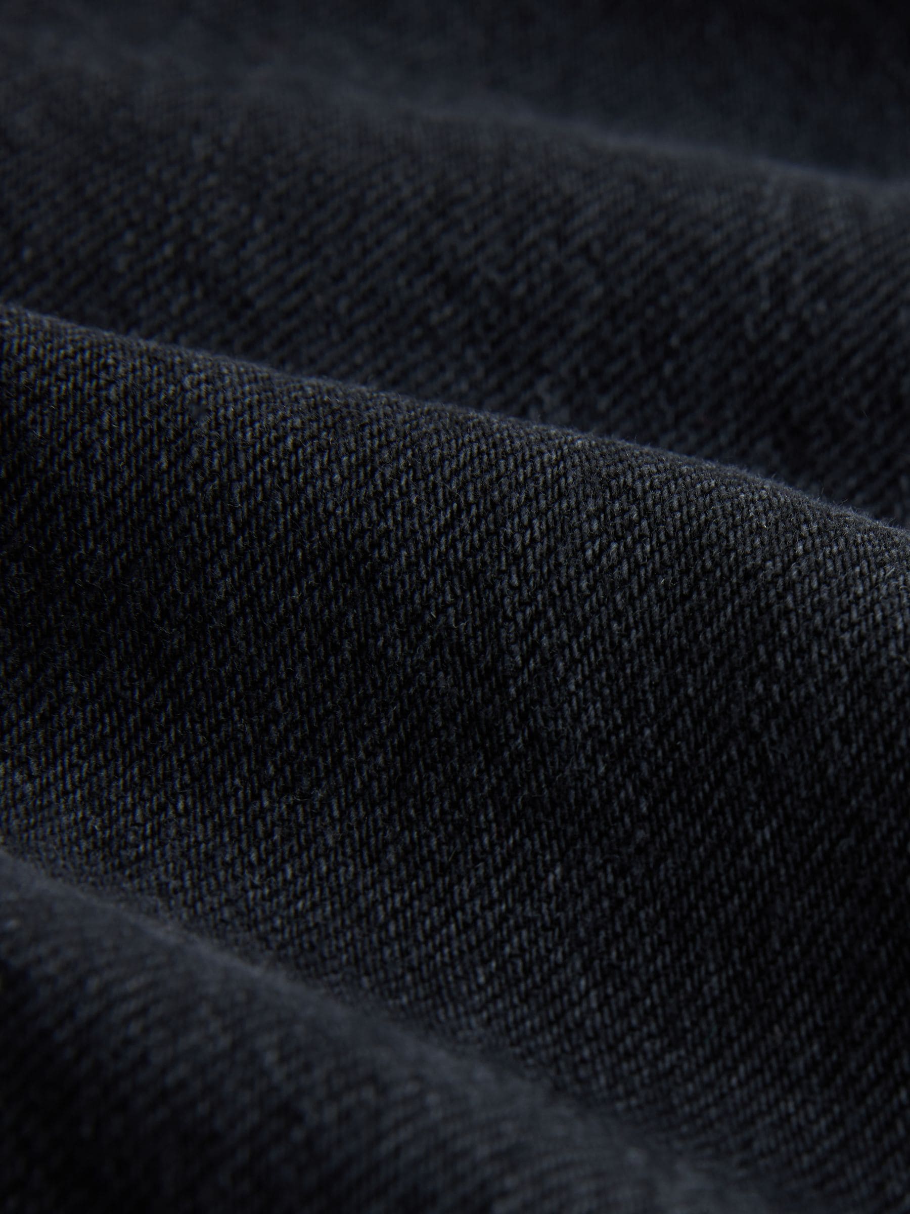 Zwarte wassing - Seam Front Barrel Leg Jeans
