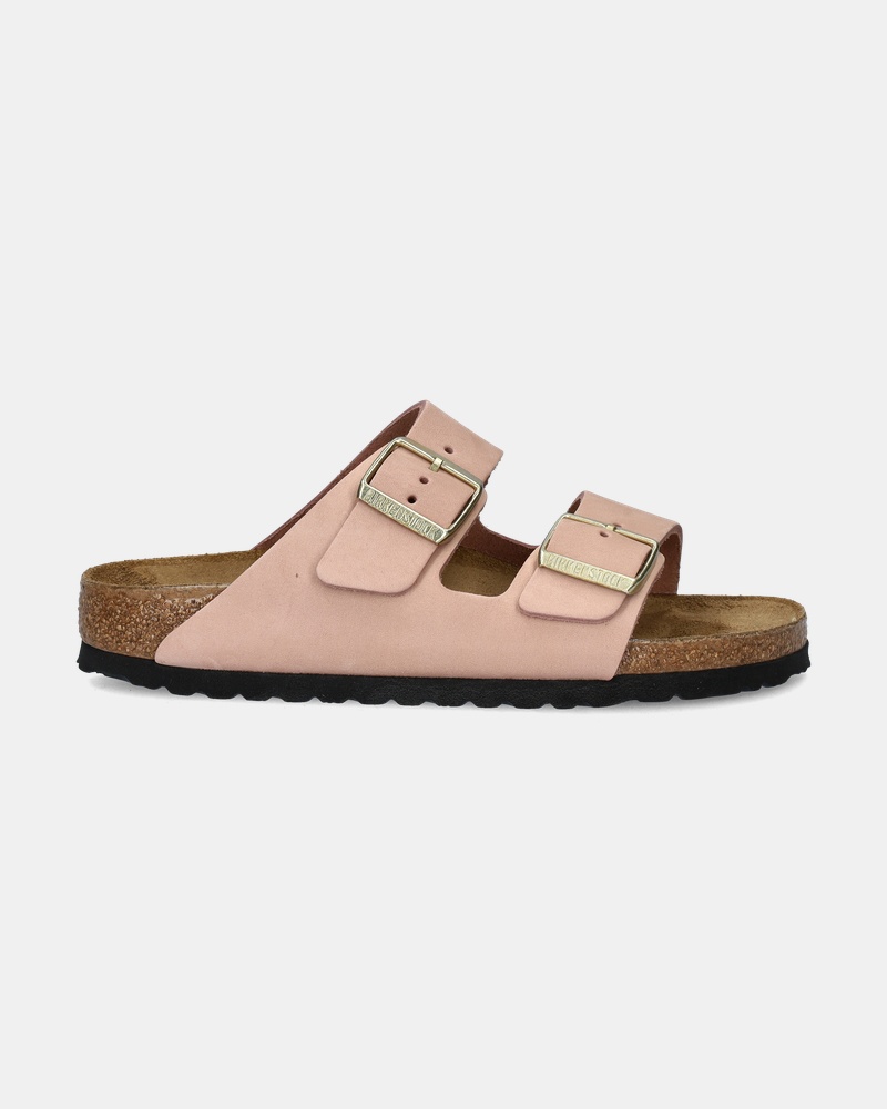 Birkenstock Arizona Nubuck Sandalen  - roze
