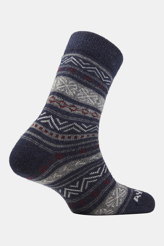 Ayacucho Ayacucho Light Fair Isle Crew Wool Wandelsok