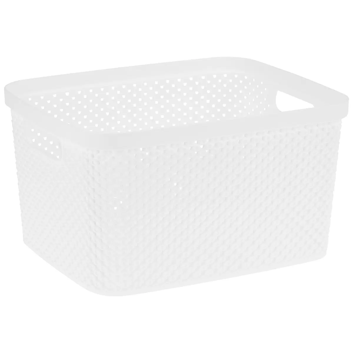 Aufbewahrungskorb Diamond, 7L Luca Bessoni weiss
