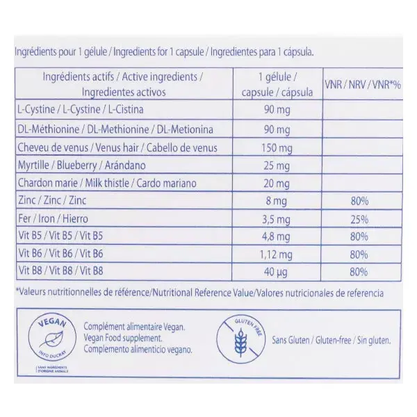 Ducray Anacaps Expert Chute de Cheveux Chronique 90 gélules