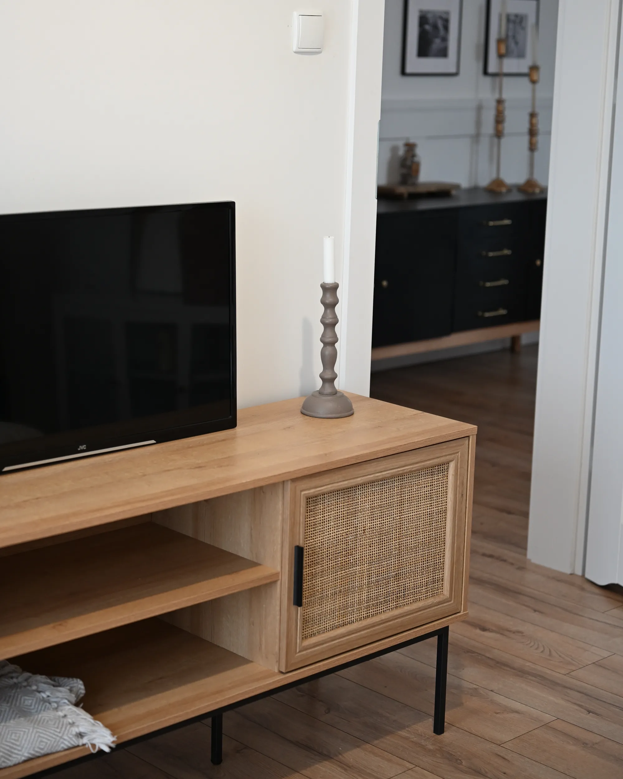 TV-meubel PASCO Rotan Lichtbruin