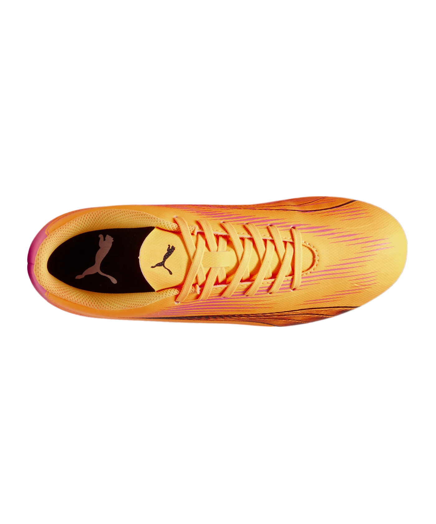 PUMA ULTRA Play FG/AG Jr Kids The Forever Faster Orange Schwarz F03