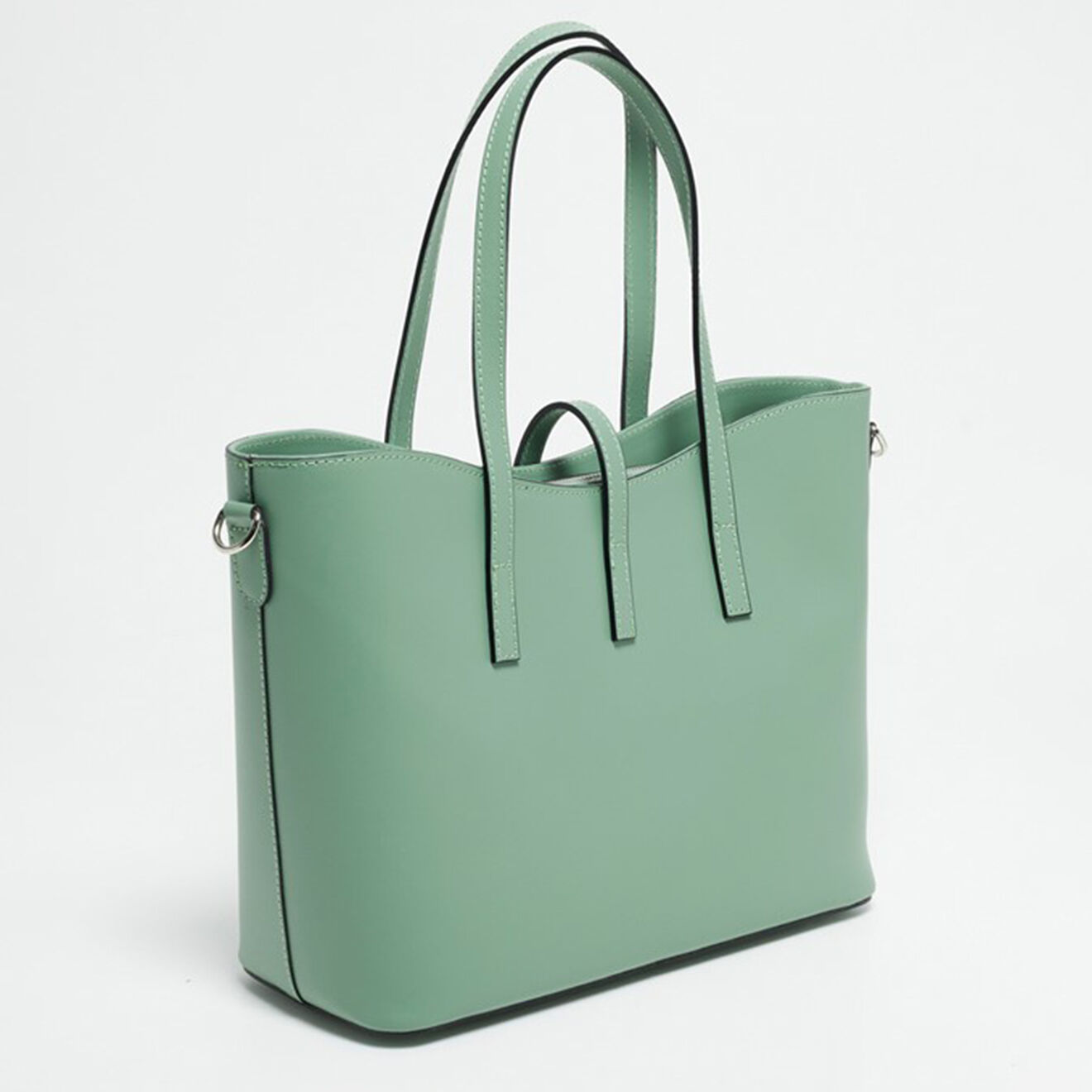 Christian Laurier Sac cabas en Cuir Cécile  menthe - 31x26.50x13.5 cm