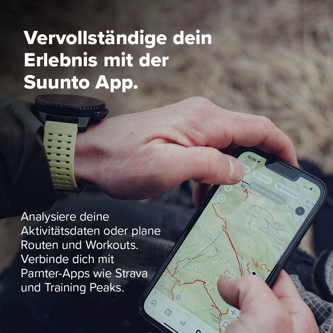 Suunto Smartwatch »Vertical GPS Watch Titanium« ( / 1,4 ″)