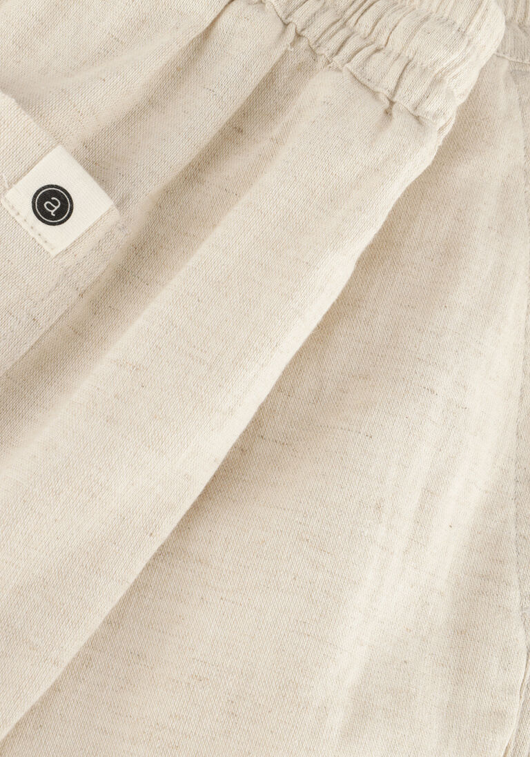 ANERKJENDT beige anerkjendt korte broek akjames linen elast