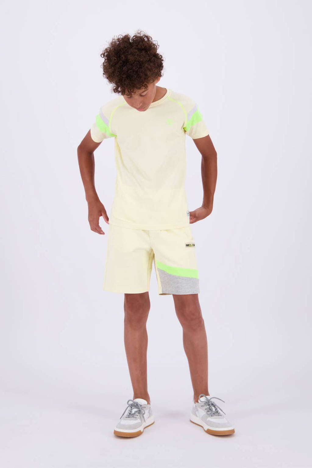 Vingino T-shirt JACE lichtgeel/groen