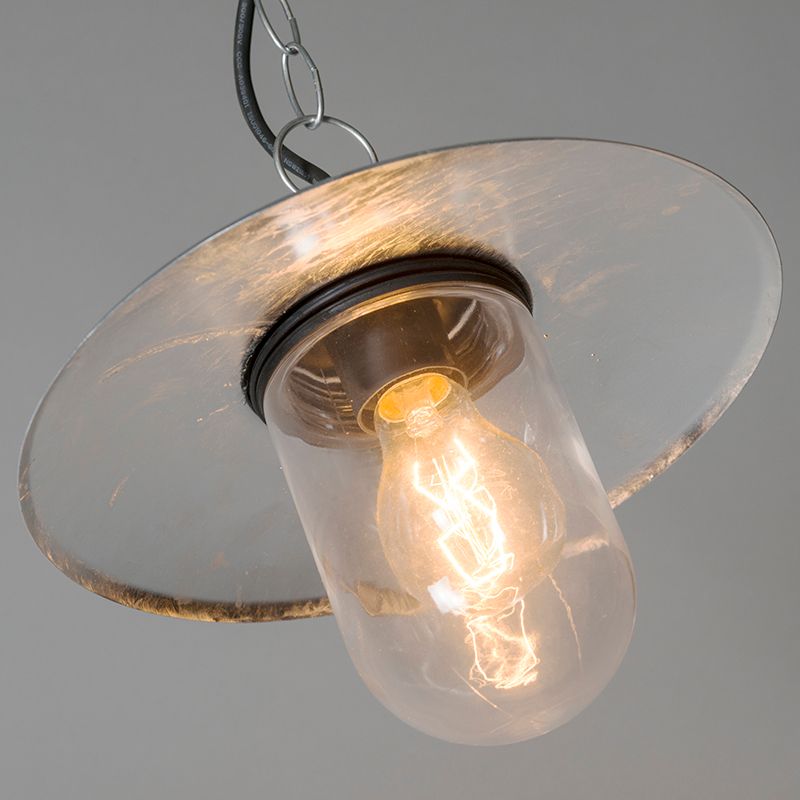 Industriële hanglamp zink IP44 - Munich