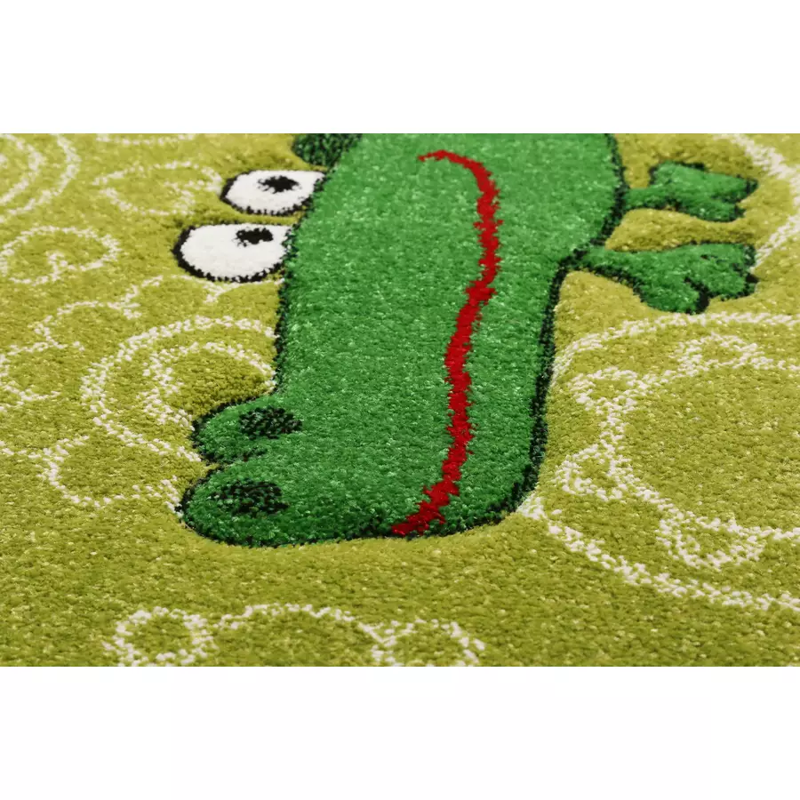 Sigikid Kinderteppich Crocodile hellgrün