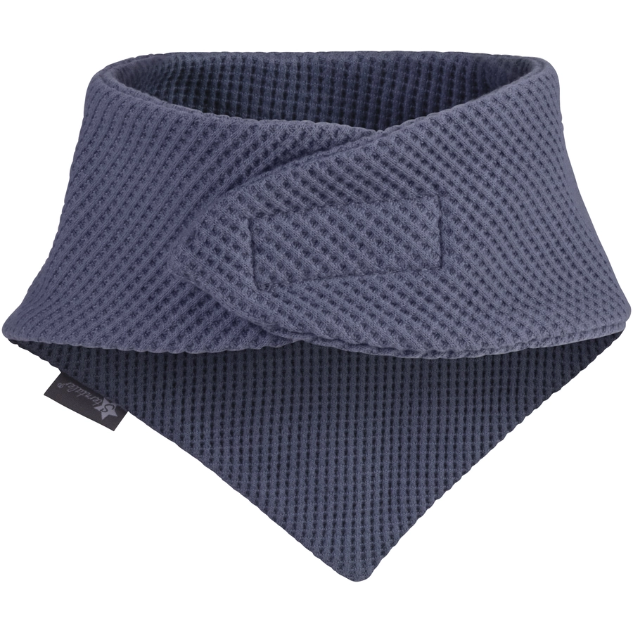Sterntaler Halstuch Waffelpique graublau