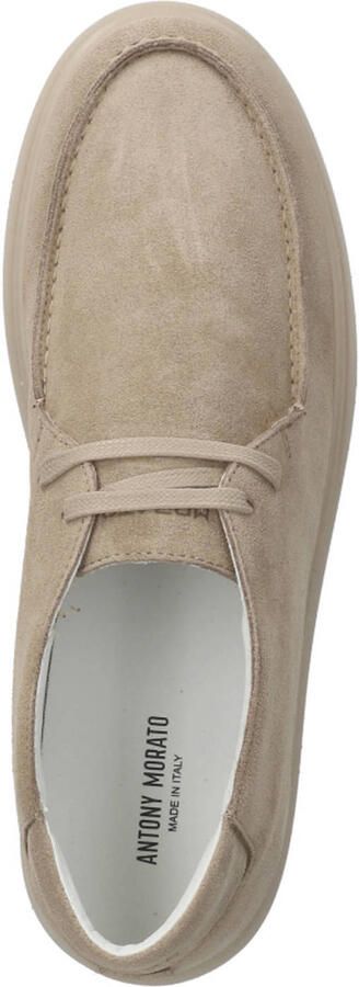 Antony Morato Heren Lage sneakers Stan Mmfw01885 Beige Suède