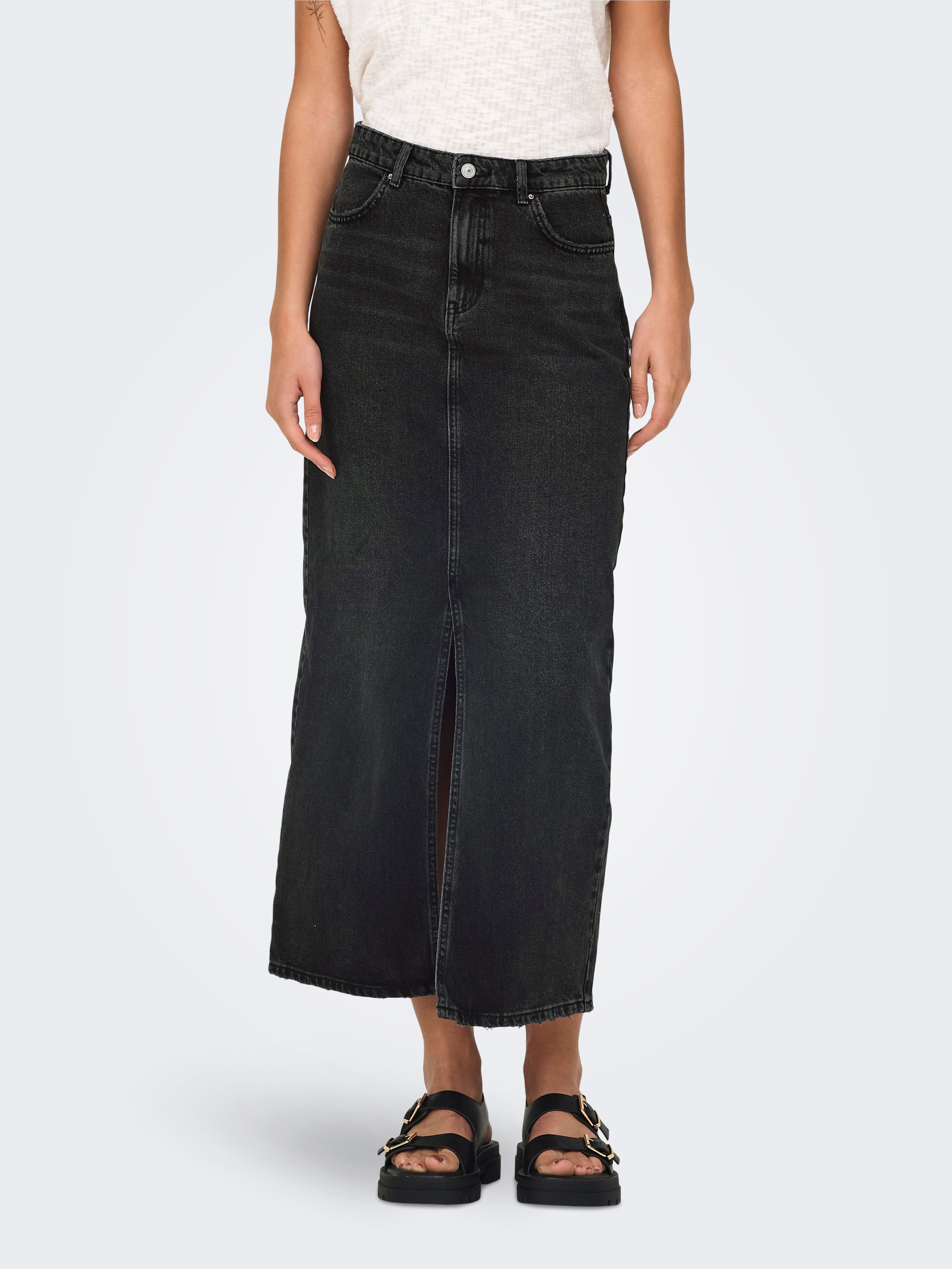 ONLCILLA Jeansrock Washed Black