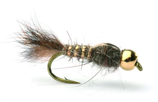 Umpqua Flies Hares Ear Gold Bead