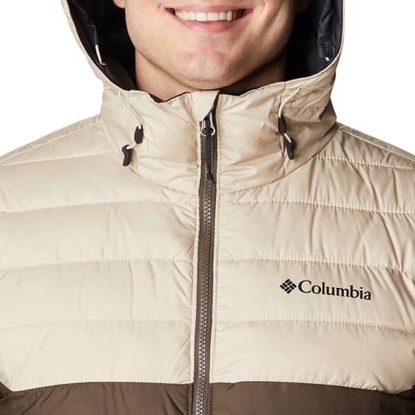 Doudoune randonnée COLUMBIA POWDER LITE HOODED JKT CORDOVAN ANCIE