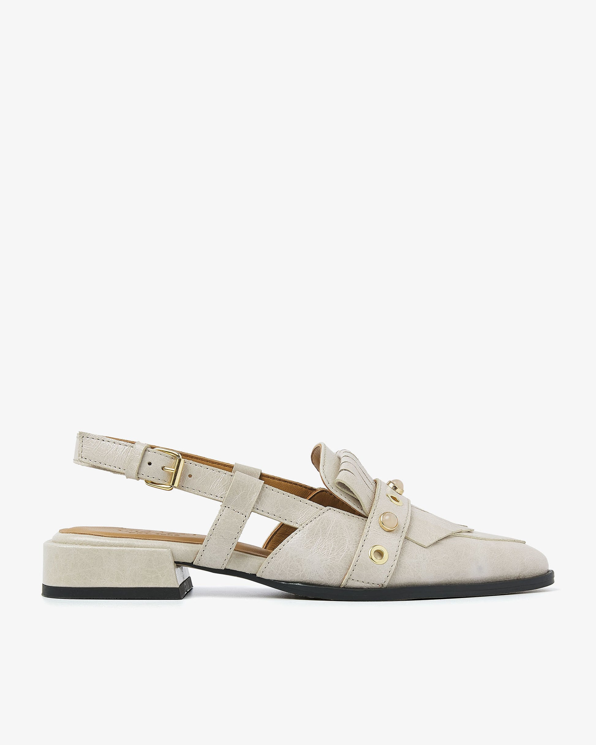 VIA VAI beige slingbacks Jazz Tammi