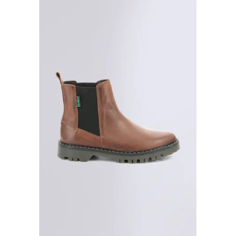 KICK DECKFIT CAMEL BOOTS Cuir Femme