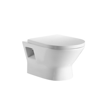 Atlantic hangend toilet randloos Norfolk met toiletzitting