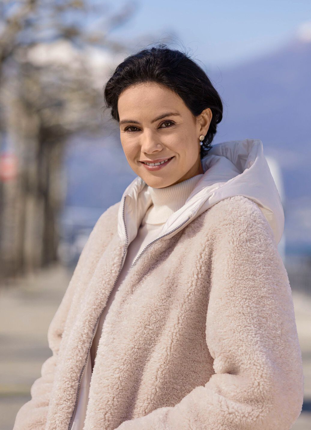 Wende-Kurzmantel im Oversized-Look