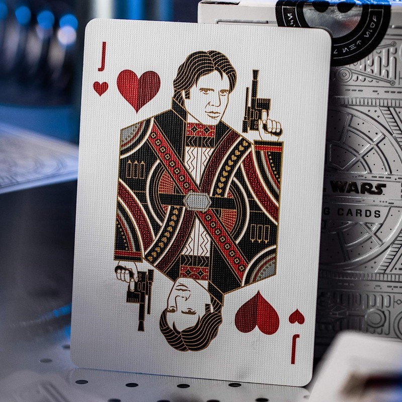 Jeu de 54 cartes Bicycle - Star Wars : Light Side Blanc