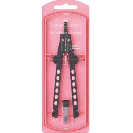 Faber-Castell Schnellverstellzirkel, FACTORY NEON 17, sortiert