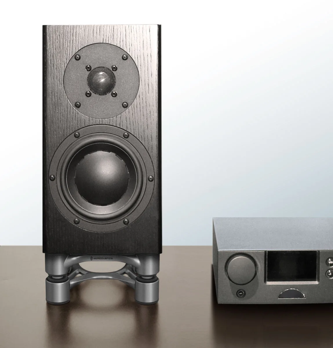 IsoAcoustics Aperta Silver (la paire) Absorbeurs acoustiques