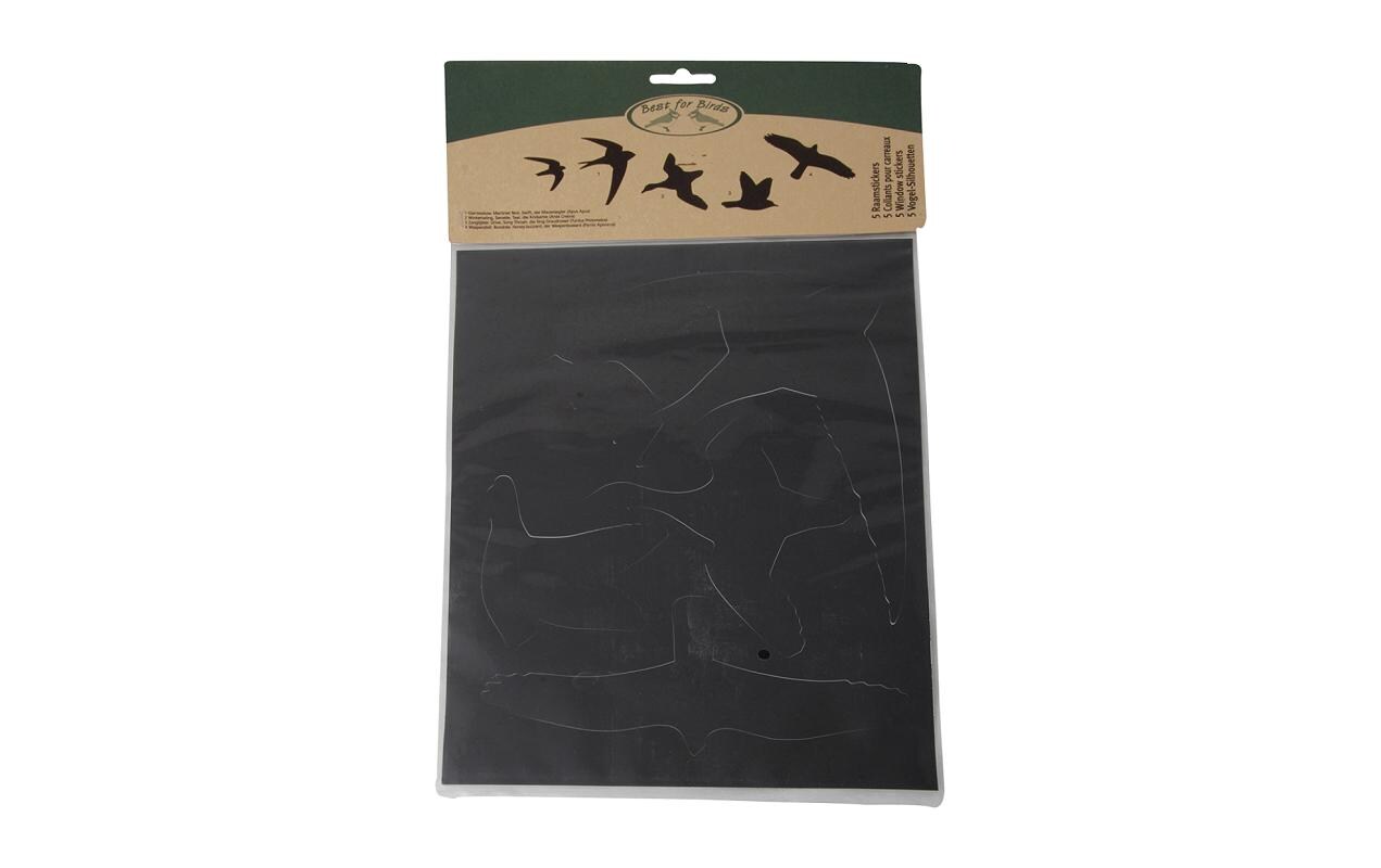 Fensterfolie Vogelsilhouetten 23 x 33 cmFensterdekoration in Schwarz
