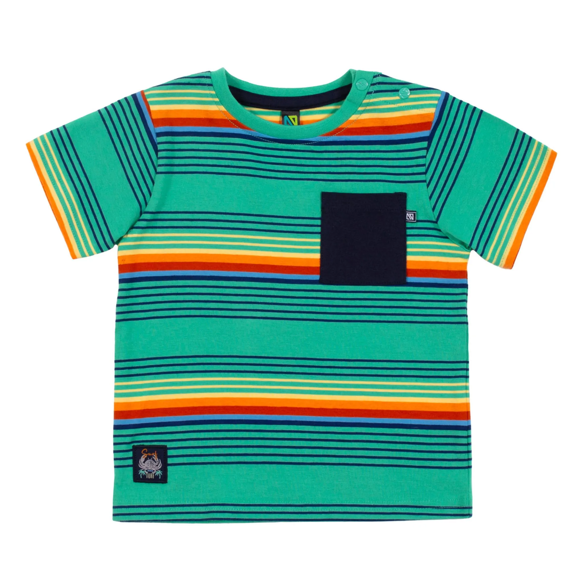 Nanö T-Shirt Rayé Océan 6-24mois