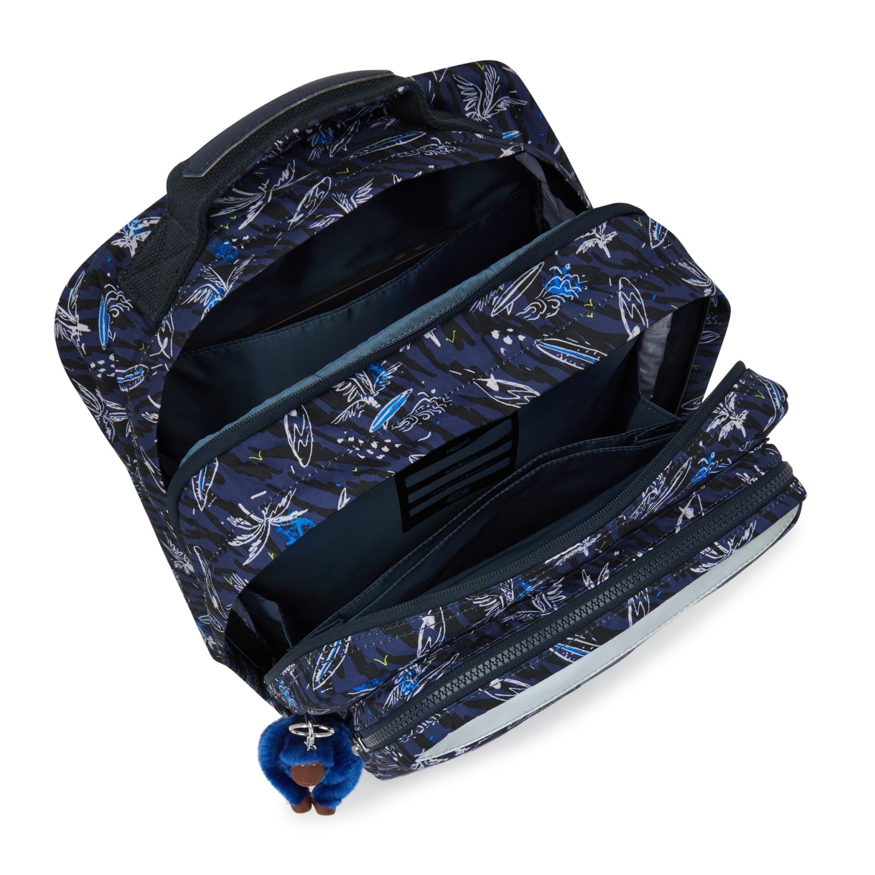 SCOTTY Grand Sac à Dos avec Housse pour Ordinateur Portable - Surf Sea Print