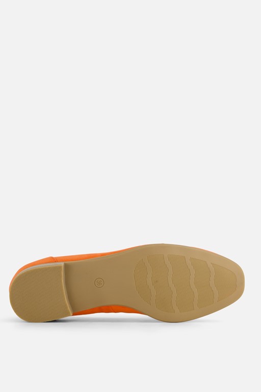 Marco Tozzi Instappers oranje Textiel