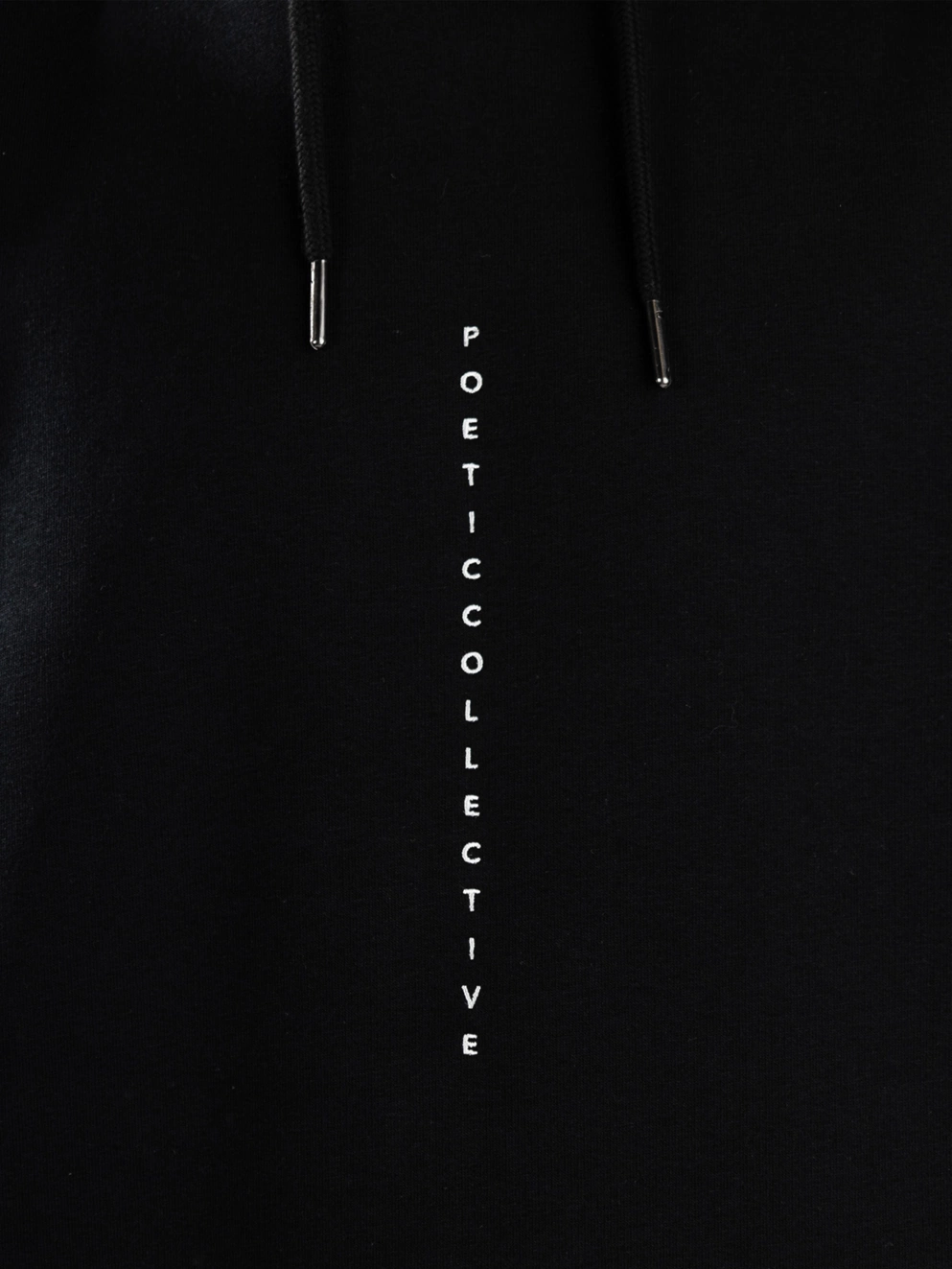 Poetic Collective Flower Hoodie black