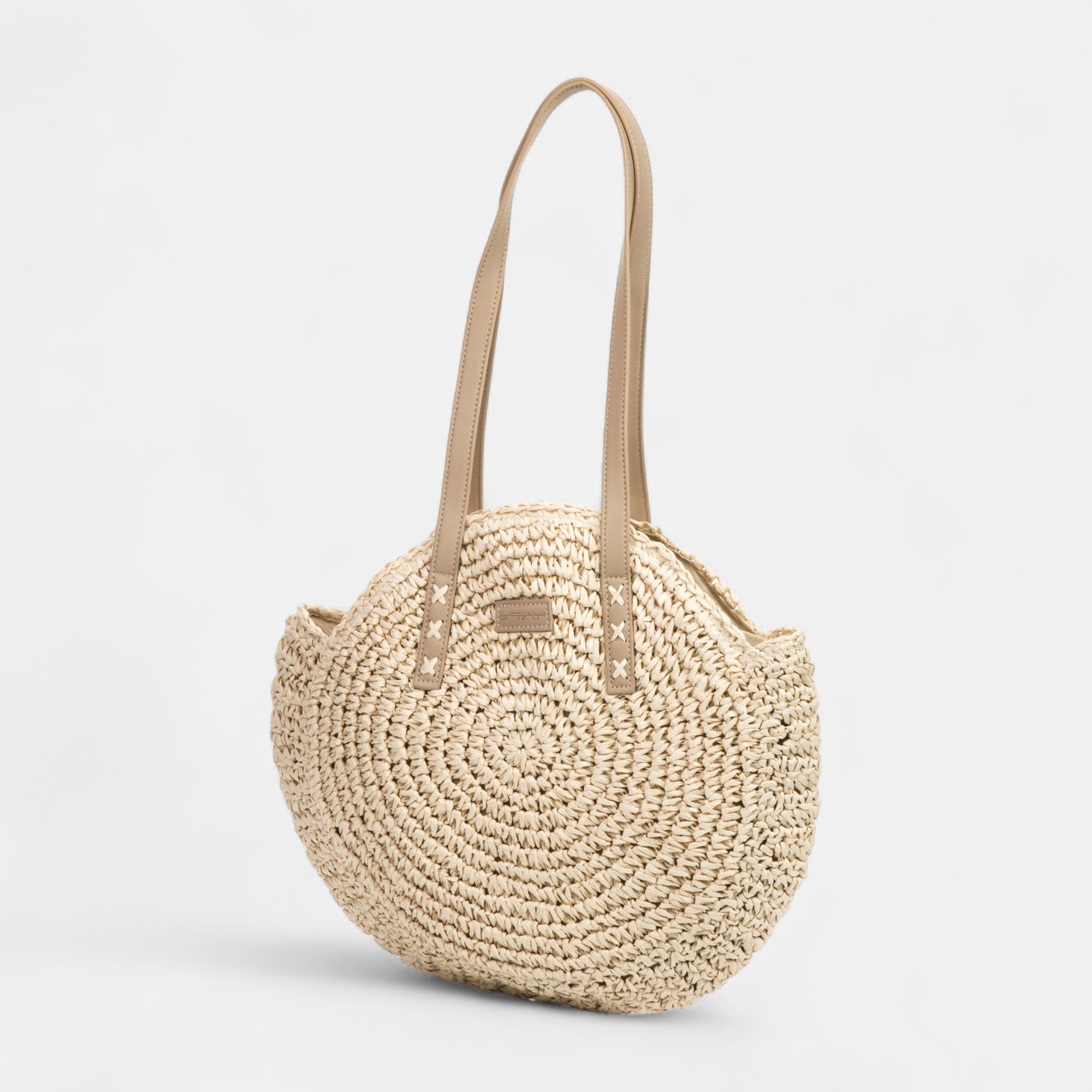 Sac de shopping beige