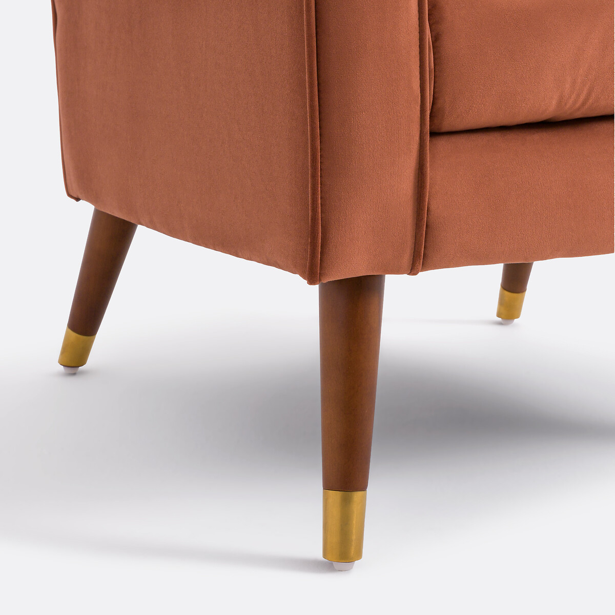 LA REDOUTE INTERIEURS<br>Poltrona XXL em fluweel, (Y)