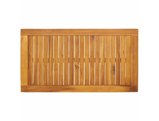 VIDAXL - Table à manger de jardin 100x55x45 cm bois massif d'acacia