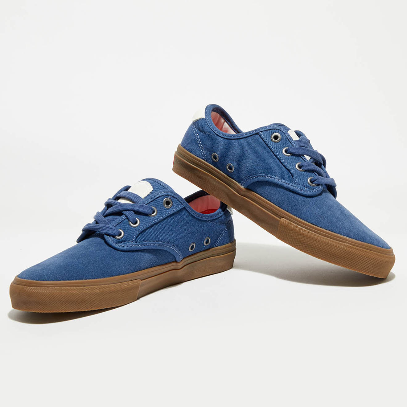 Vans Sneakers en Toile & Velours de Cuir Chima Ferguson Pro bleues
