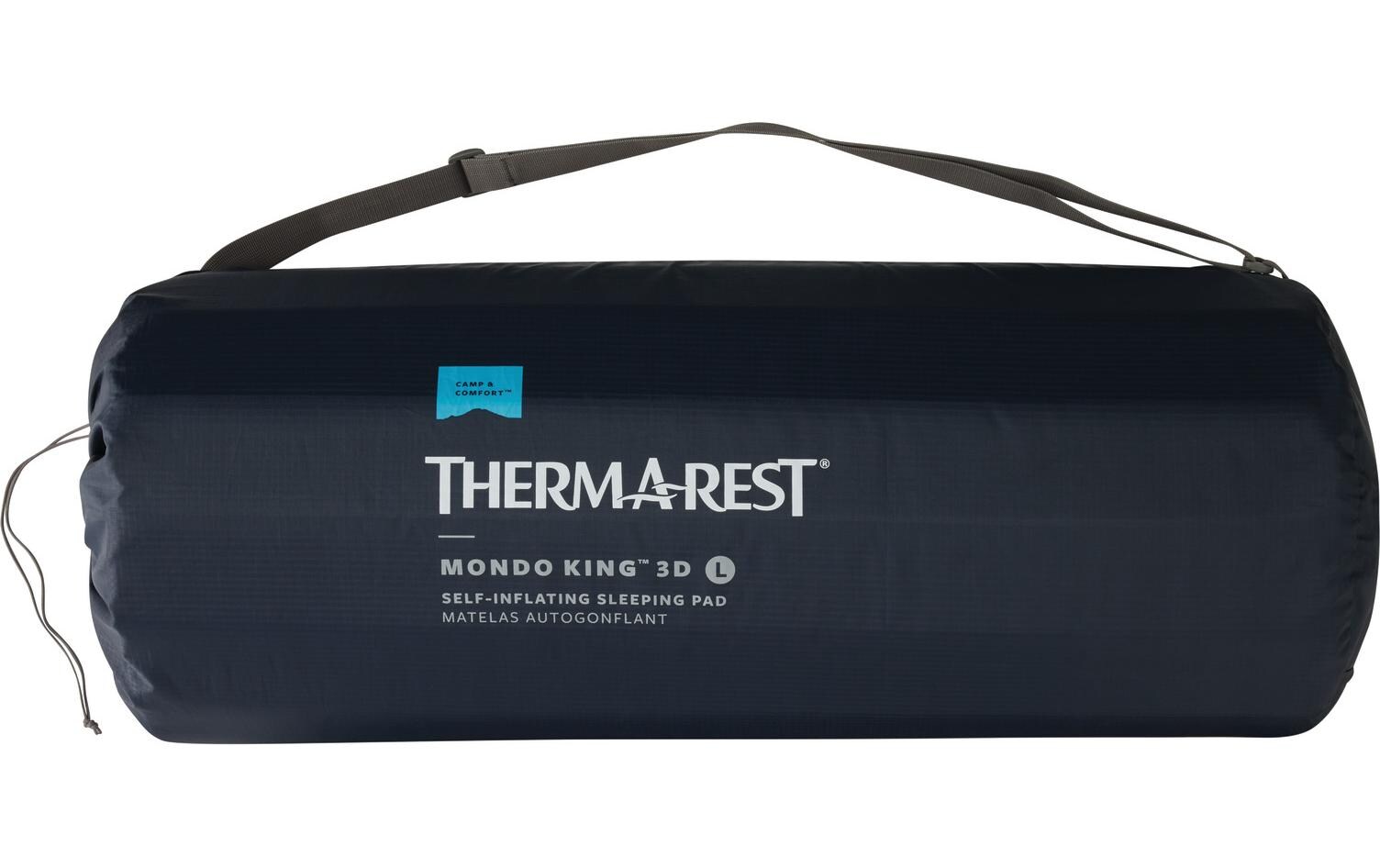 Schlafmatte MondoKing 3D Blau, XXL<br>Selbstaufblasbare Matte