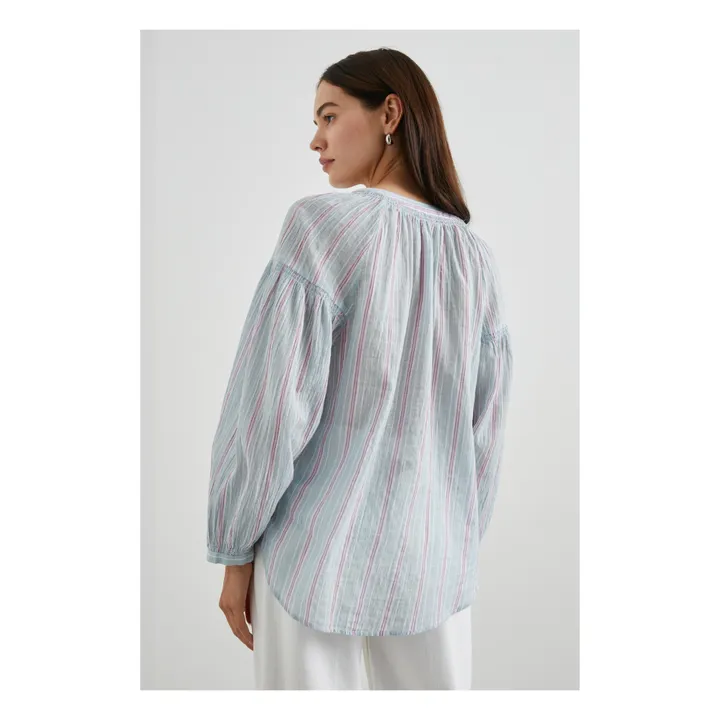 Rails Blouse Kenlie Rayures | Bleu ciel